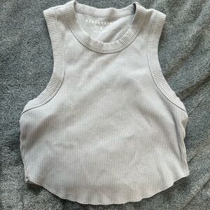 Aeropostale Mint green Ribbed Women's Tank Top